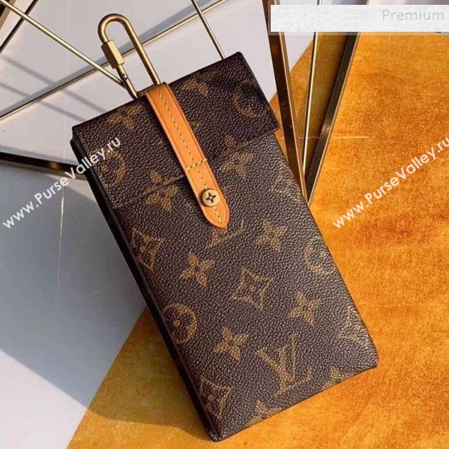 Louis Vuitton Box Phone Case Monogram Canvas Vertical Bag M68523 2019 (KIKI-9120410)