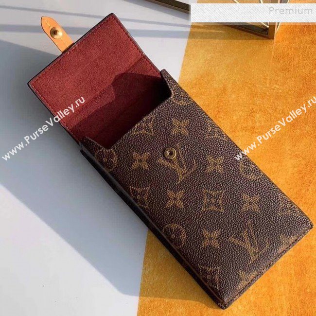 Louis Vuitton Box Phone Case Monogram Canvas Vertical Bag M68523 2019 (KIKI-9120410)