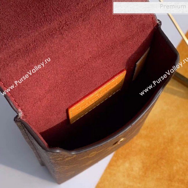 Louis Vuitton Box Phone Case Monogram Canvas Vertical Bag M68523 2019 (KIKI-9120410)