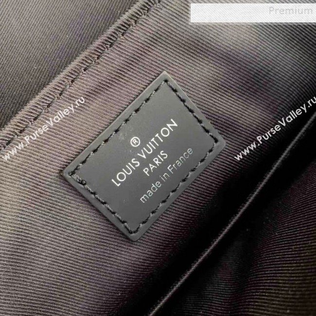 Louis Vuitton Mens District PM Messenger Map Print Damier Graphite Canvas Shoulder Bag N40238 2019 (KIKI-9120417)