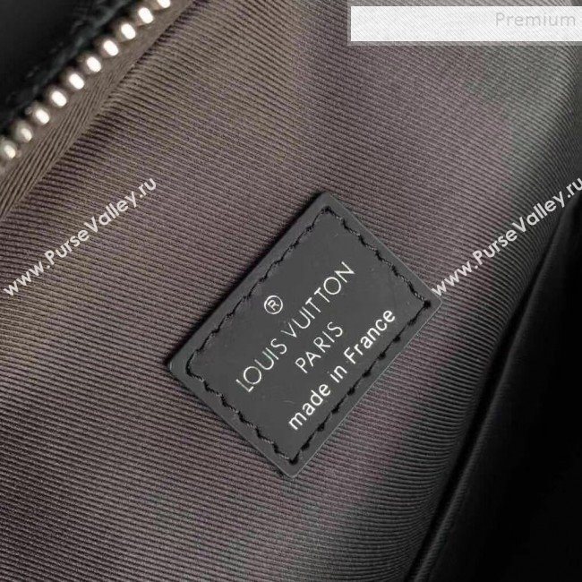 Louis Vuitton Mens Avenue Sling Map Print Damier Graphite Canvas Shoulder Bag N40237 2019 (KIKI-9120418)