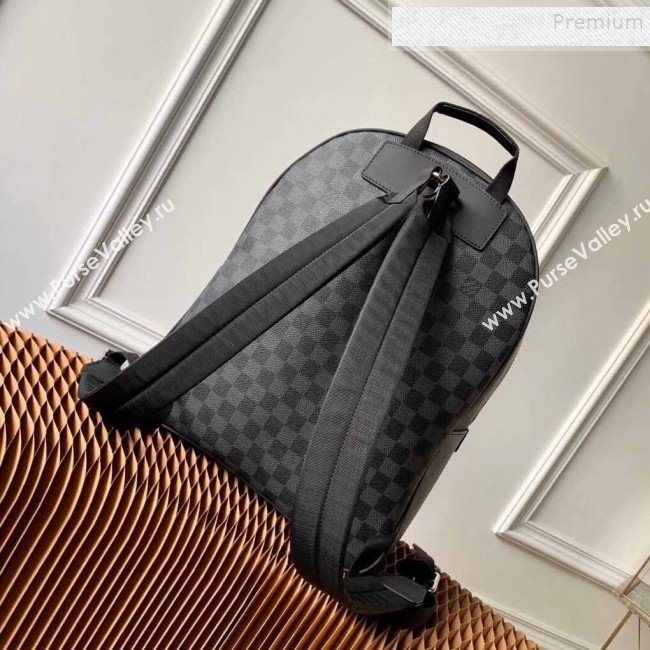 Louis Vuitton Mens osh Backpack Map Print Damier Graphite Canvas N40199 2019 (KIKI-9120419)
