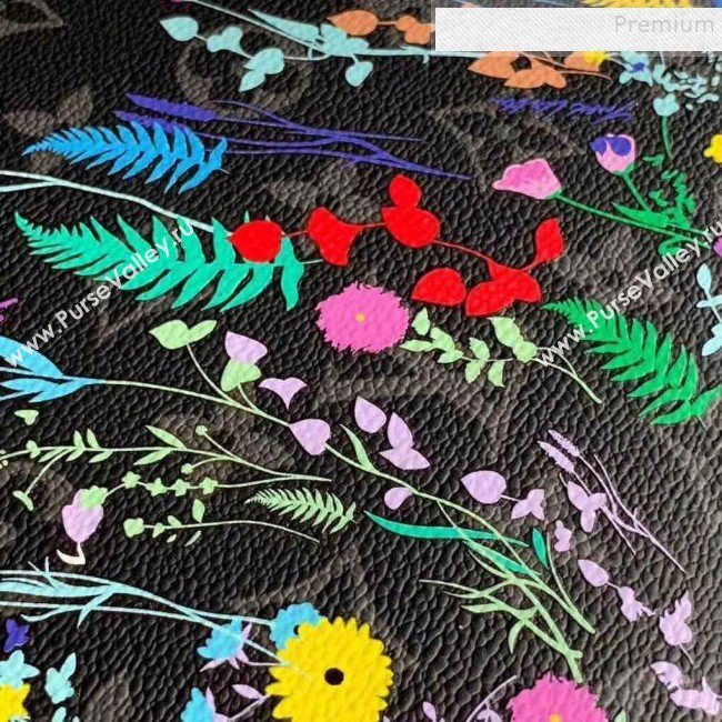 Louis Vuitton Mens Flora Print Monogram Canvas Brazza Wallet M61692 2019 (KIKI-9120424)