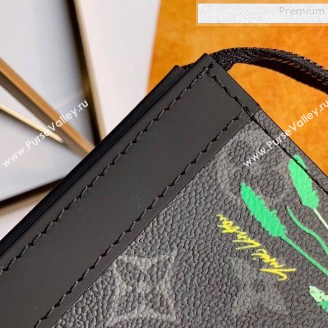 Louis Vuitton Mens Flora Print Monogram Canvas Brazza Wallet M61692 2019 (KIKI-9120424)