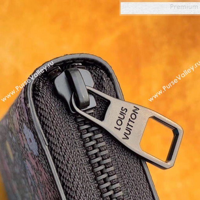 Louis Vuitton Mens Flora Print Monogram Canvas Zippy Wallet M60017 2019 (KIKI-9120425)