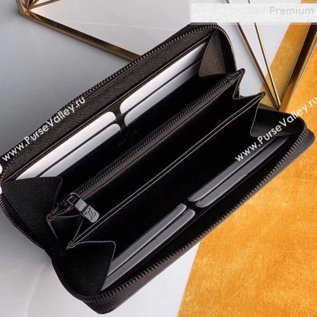 Louis Vuitton Mens Flora Print Monogram Canvas Zippy Wallet M60017 2019 (KIKI-9120425)