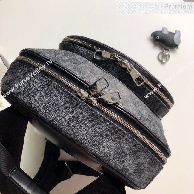 Louis Vuitton Mens Michael Damier Graphite Canvas Backpack N58024 2019 (KD-9120432)