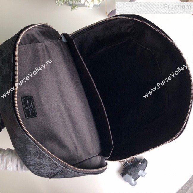 Louis Vuitton Mens Michael Damier Graphite Canvas Backpack N58024 2019 (KD-9120432)
