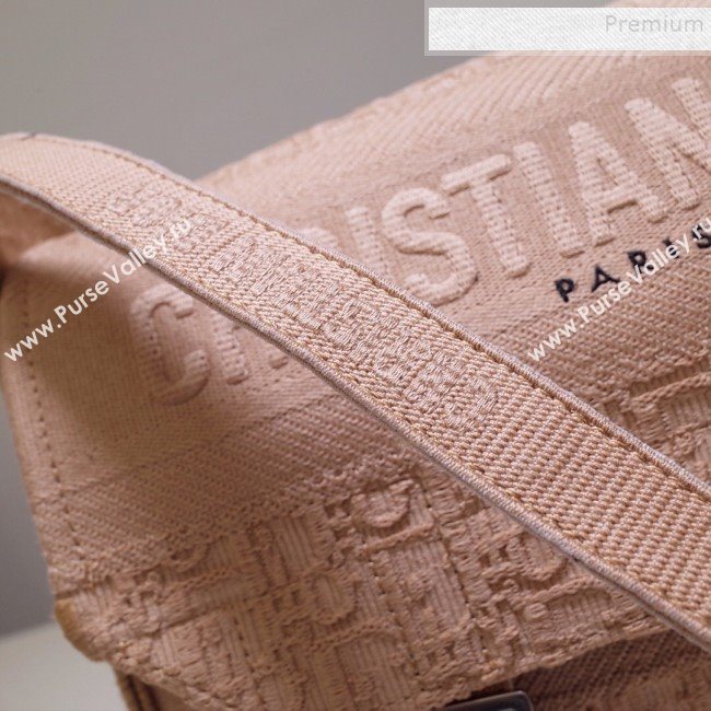 Dior Diorcamp Oblique Embroidered Canvas Messenger Bag Pink 2019 (BINF-9120515)