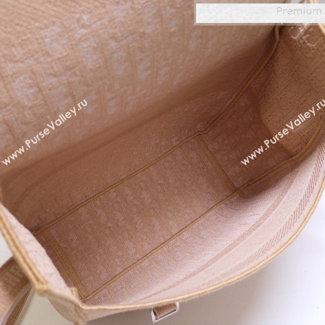 Dior Diorcamp Oblique Embroidered Canvas Messenger Bag Pink 2019 (BINF-9120515)