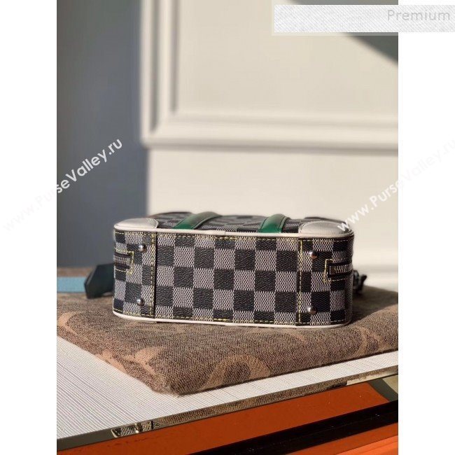 Louis Vuitton Valisette BB Damier Canvas Box Bag N40233 Black/White 2019 (KD-9120215)