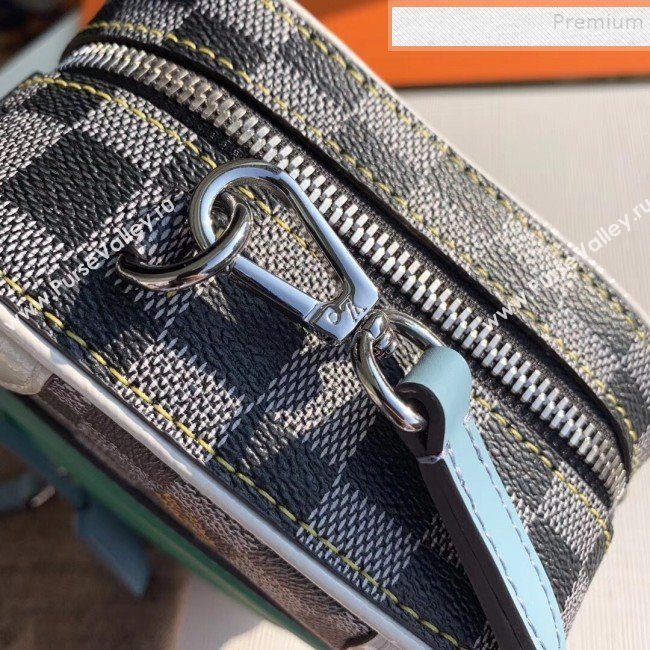 Louis Vuitton Valisette BB Damier Canvas Box Bag N40233 Black/White 2019 (KD-9120215)