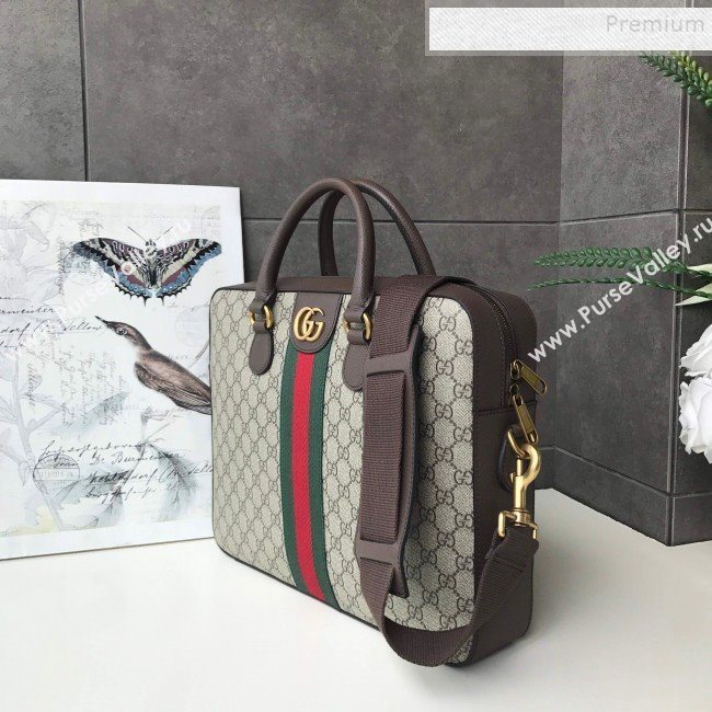 Gucci Ophidia GG Briefcase ‎574793 Beige 2019 (DLH-9121016)