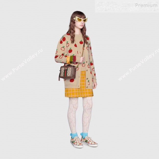 Gucci Ophidia GG Mini Shoulder Bag 602576 Beige 2020 (DLH-9121017)