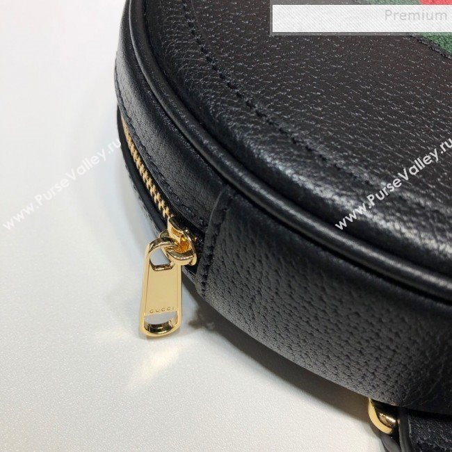 Gucci Ophidia Leather Mini Backpack 598661 Black 2020 (DLH-9121026)