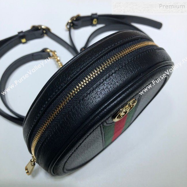 Gucci Ophidia Leather Mini Backpack 598661 Black 2020 (DLH-9121026)