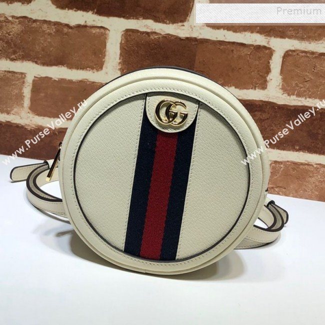 Gucci Ophidia Leather Mini Backpack 598661 White 2020 (DLH-9121025)