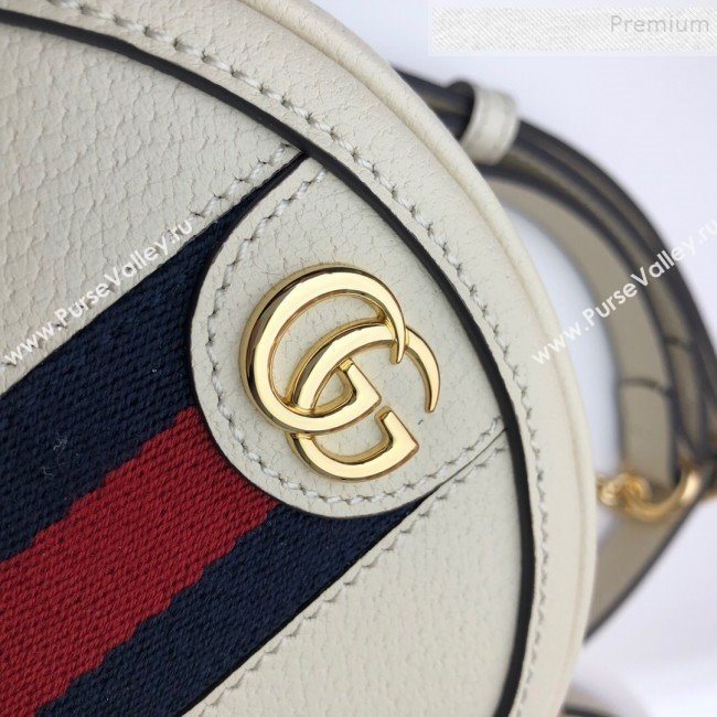 Gucci Ophidia Leather Mini Backpack 598661 White 2020 (DLH-9121025)