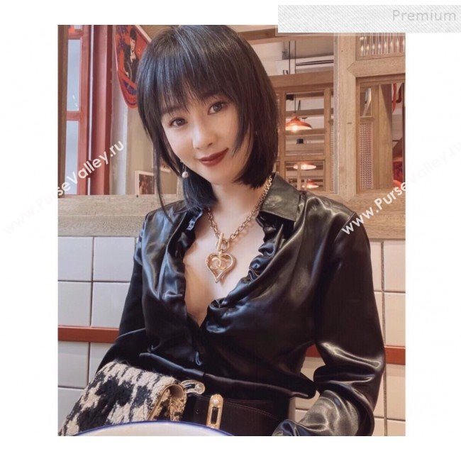 Chanel 19 Houndstooth Tweed Wallet on Chain WOC and Coin Purse Black/White 2019 (YD-9120907)