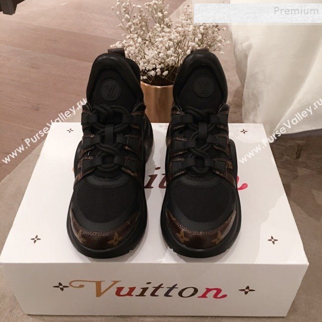 Louis Vuitton LV Archlight Monogram Canvas Sneaker Black 2020 (KL-9121230)