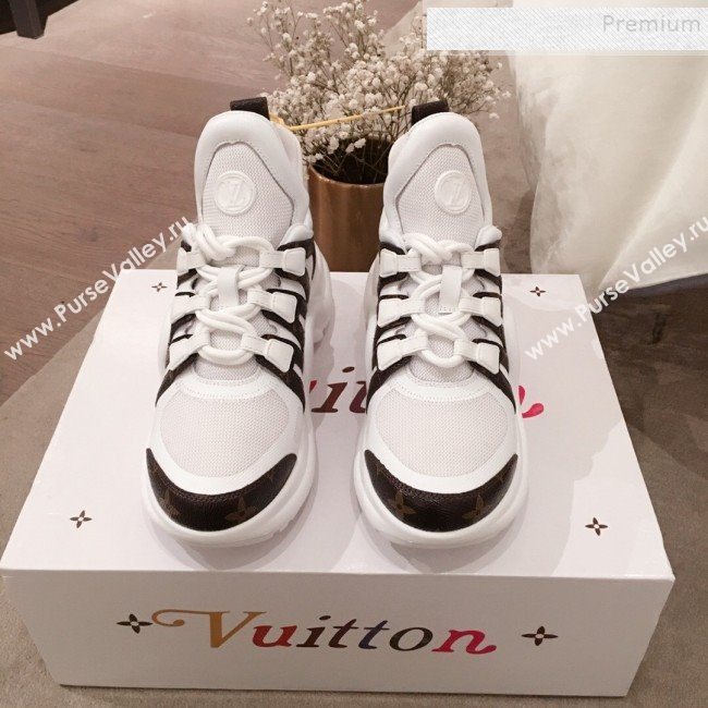 Louis Vuitton LV Archlight Monogram Canvas Sneaker White 2020 (KL-9121231)