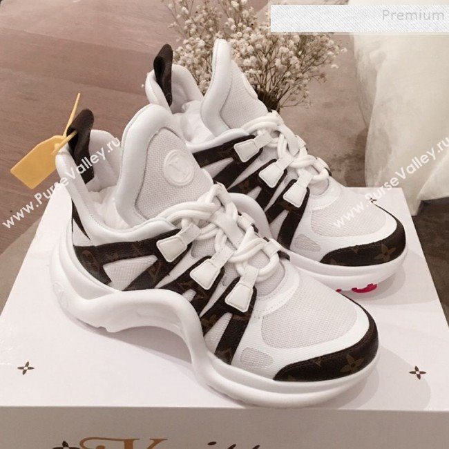 Louis Vuitton LV Archlight Monogram Canvas Sneaker White 2020 (KL-9121231)