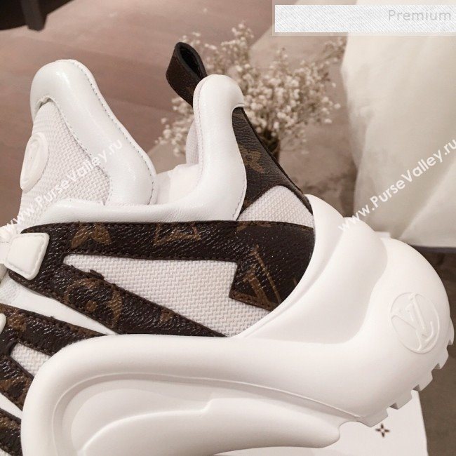 Louis Vuitton LV Archlight Monogram Canvas Sneaker White 2020 (KL-9121231)