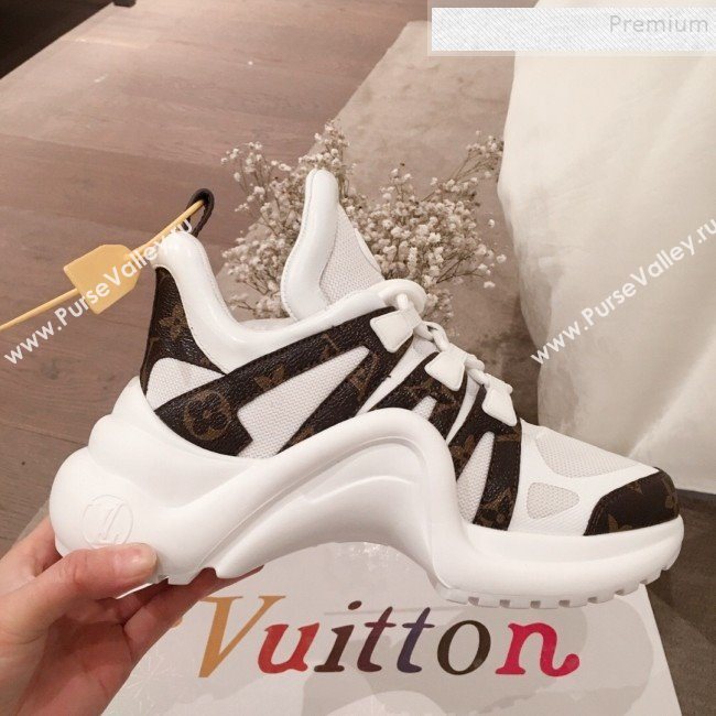 Louis Vuitton LV Archlight Monogram Canvas Sneaker White 2020 (KL-9121231)