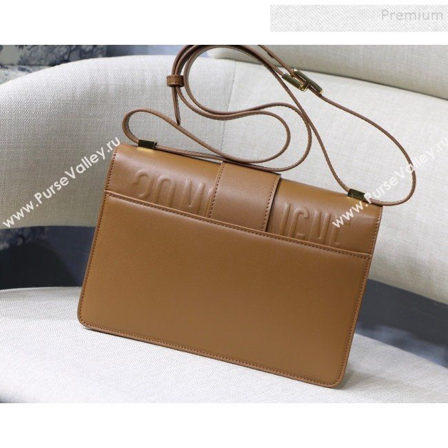 Dior 30 Montaigne CD Flap Bag in Smooth Caramel Brown Calfskin 2019 (XXG-9121427)
