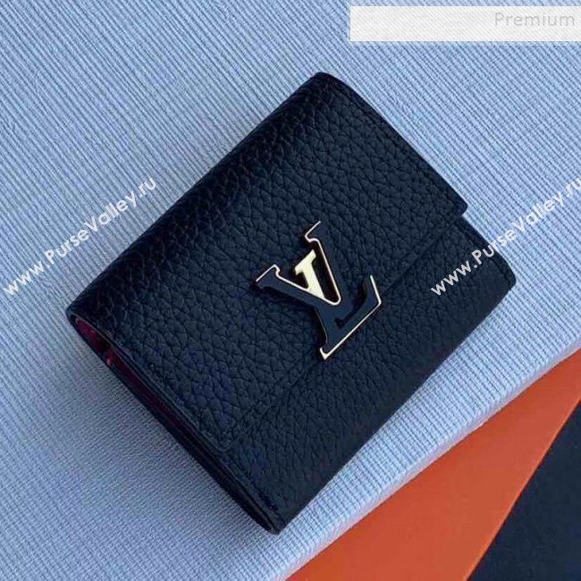 Louis Vuitton Capucines XS Wallet M68587 Black 2019 (KIKI-9121406)