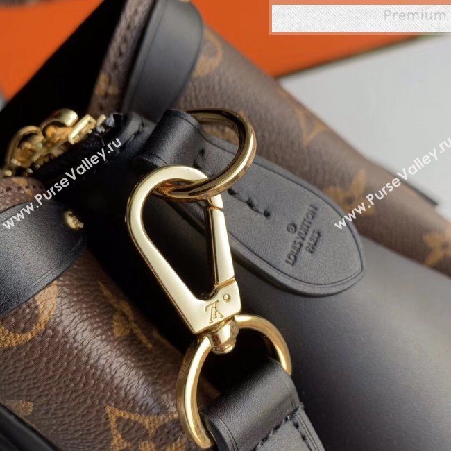 Louis Vuitton Open Handbag Monogram Canvas Top Handle Bag M44898/M44817 Black 2019 (KD-9121409)