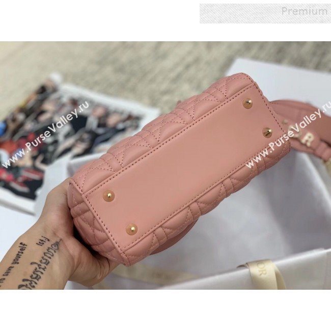 Dior MY ABCDior Medium Bag in Cannage Leather Pink 2019 (XXG-9121424)