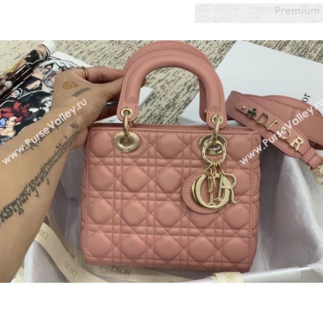 Dior MY ABCDior Medium Bag in Cannage Leather Pink 2019 (XXG-9121424)