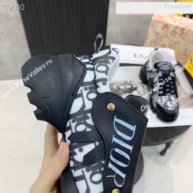 Dior Saddle Oblique Sneakers Black 2020 (XZG-9121822)