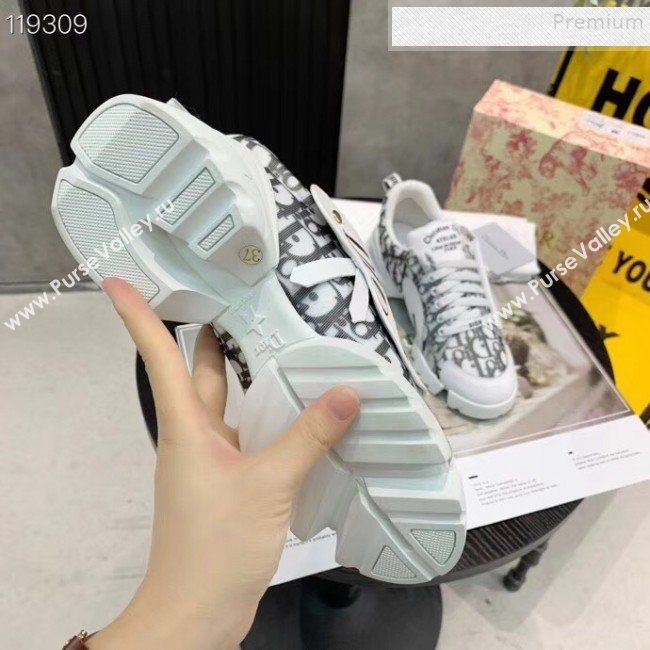 Dior Saddle Oblique Sneakers White 2020 (XZG-9121823)