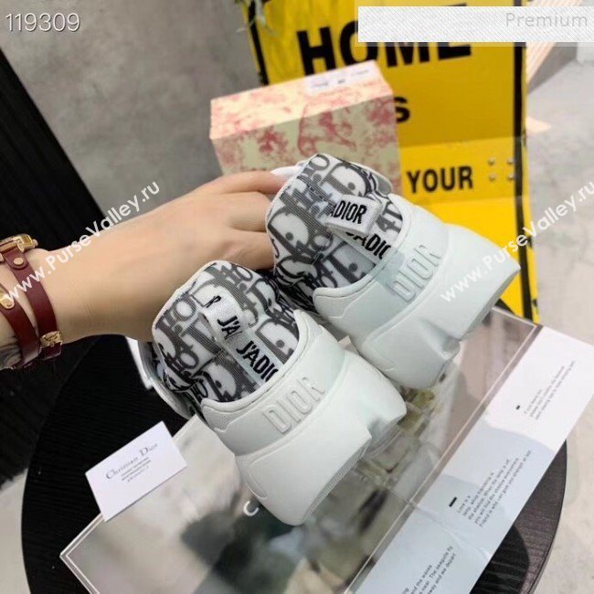 Dior Saddle Oblique Sneakers White 2020 (XZG-9121823)