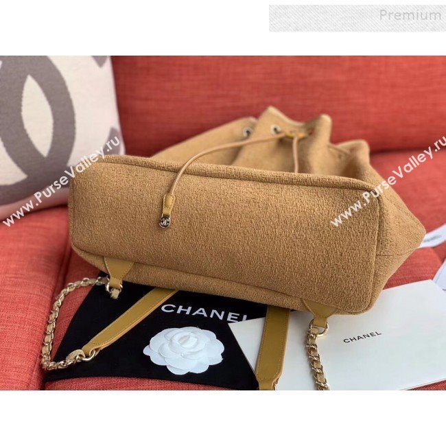 Chanel Cambo Canvas Backpack Camel 2020 (XING-9121910)