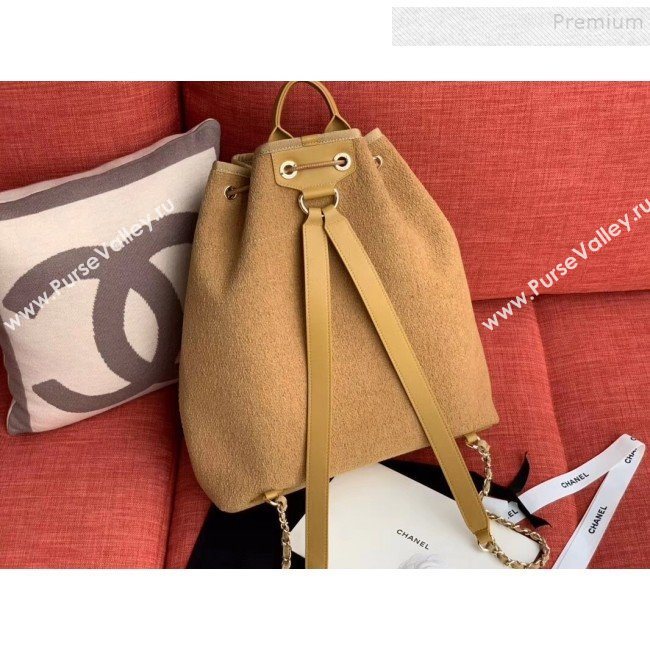 Chanel Cambo Canvas Backpack Camel 2020 (XING-9121910)