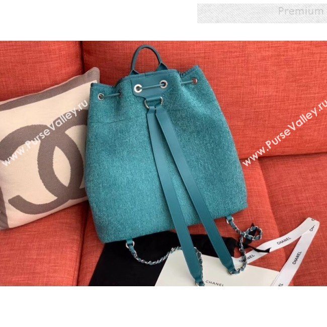 Chanel Cambo Canvas Backpack Blue 2020 (XING-9121911)