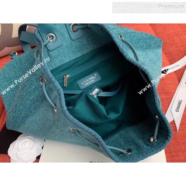 Chanel Cambo Canvas Backpack Blue 2020 (XING-9121911)