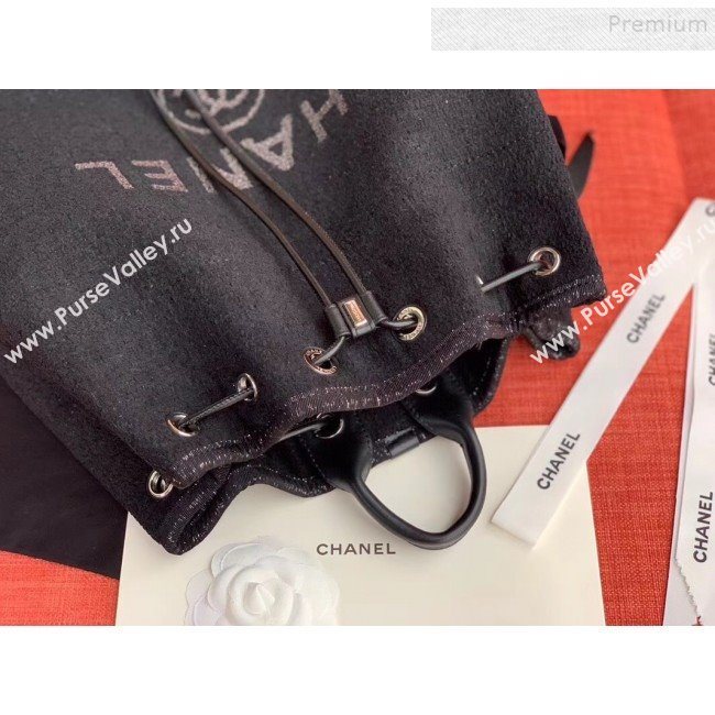 Chanel Cambo Canvas Backpack Black 2020 (XING-9121912)