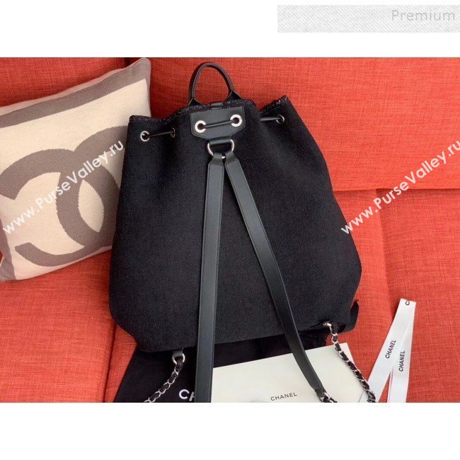 Chanel Cambo Canvas Backpack Black 2020 (XING-9121912)