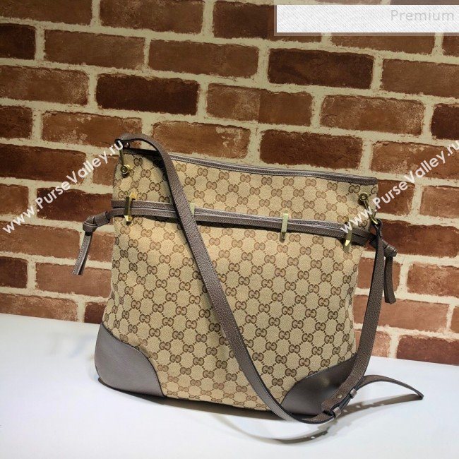 Gucci 1955 Horsebit GG Canvas Messenger Bag ‎602089 Beige 2019 (DLH-9121923)