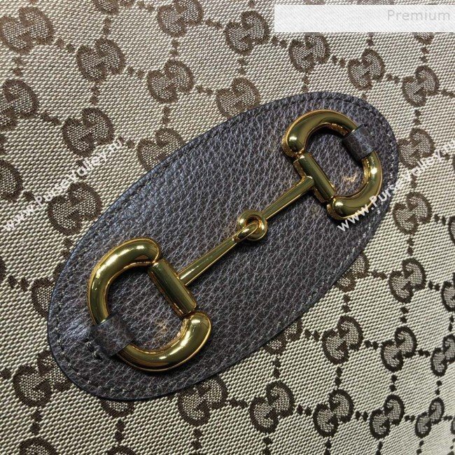 Gucci 1955 Horsebit GG Canvas Messenger Bag ‎602089 Beige 2019 (DLH-9121923)
