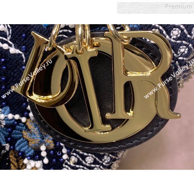 Dior Star Lady Dior Medium Bag in Tarot Beaded Canvas 2019 (BF-9121933)