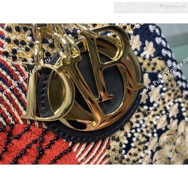 Dior Sun Lady Dior Medium Bag in Tarot Beaded Canvas 2019 (BF-9121934)
