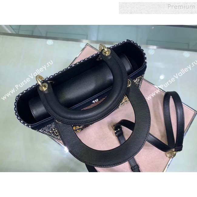Dior Sun Lady Dior Medium Bag in Tarot Beaded Canvas 2019 (BF-9121934)