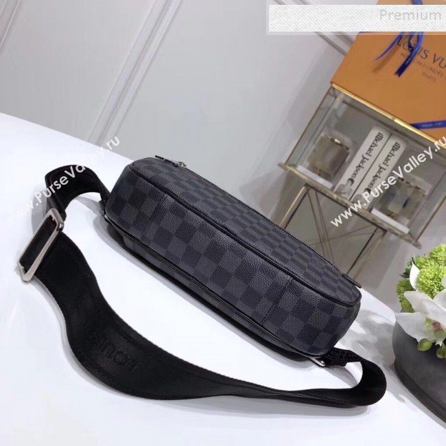 Louis Vuitton Mens Ambler Damier Graphite Canvas Belt Bag N41289 2019 (KIKI-9121737)