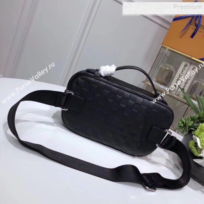 Louis Vuitton Mens Ambler Damier Infini Leather Belt Bag N41288 2019 (KIKI-9121738)