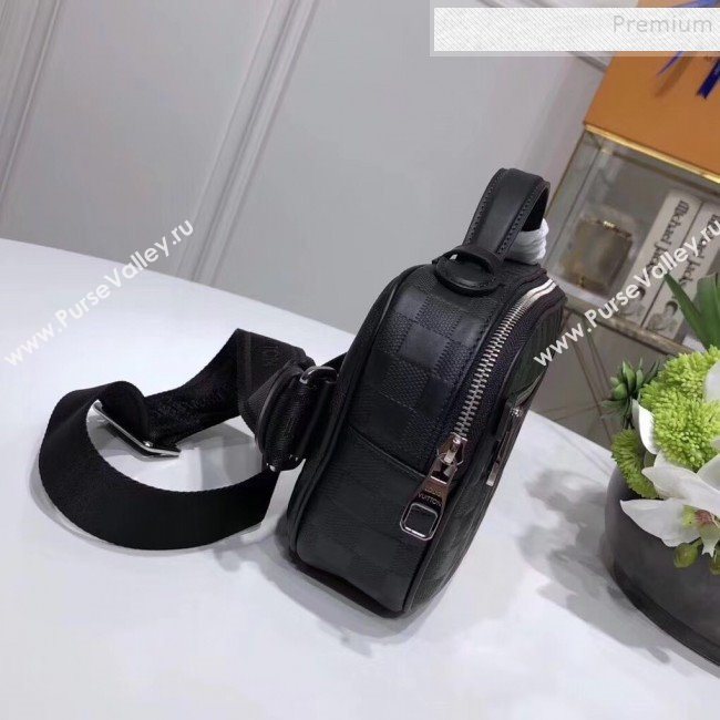 Louis Vuitton Mens Ambler Damier Infini Leather Belt Bag N41288 2019 (KIKI-9121738)